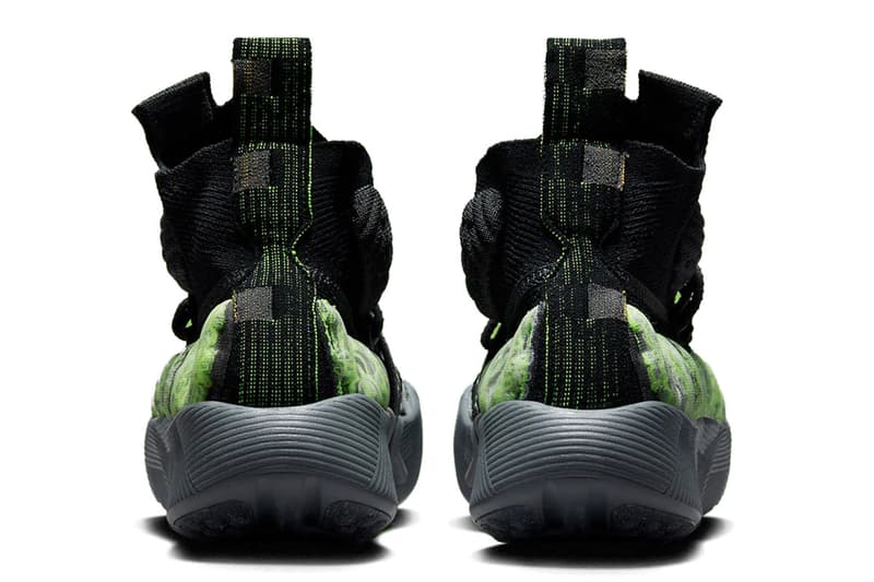 Nike ISPA Sense Flyknit neon green jet black dark gray knit CW3203 003 release info date price 