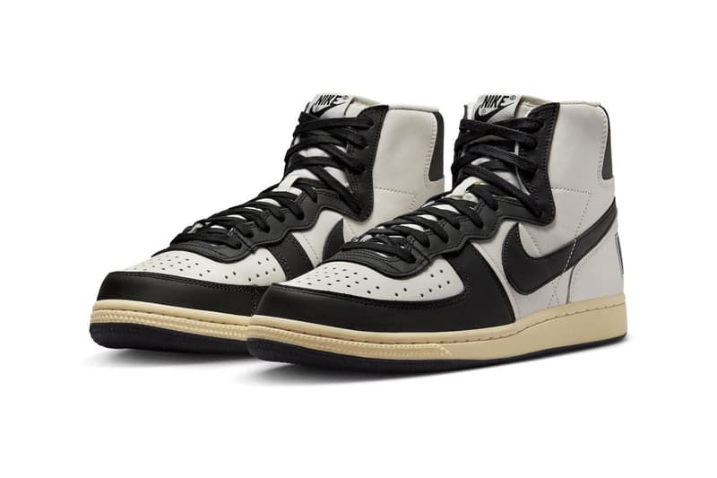 Nike Terminator High Panda phantom black pale vanilla sail leather aged 125 usd FD0394 030 release info date price