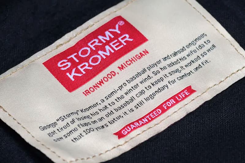 NOAH x stormy kromer collaboration usa ironwood michigan semi pro baseball cap knitting mills non profit st. luke new life center corduroy release info date price