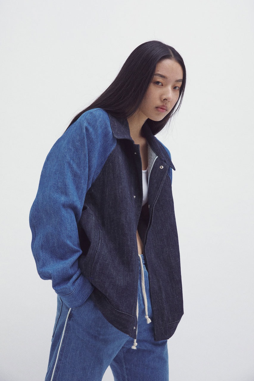 Non Clothing Fall Winter 2022 Collection Denim Varsity Jacket Worker Jacket 