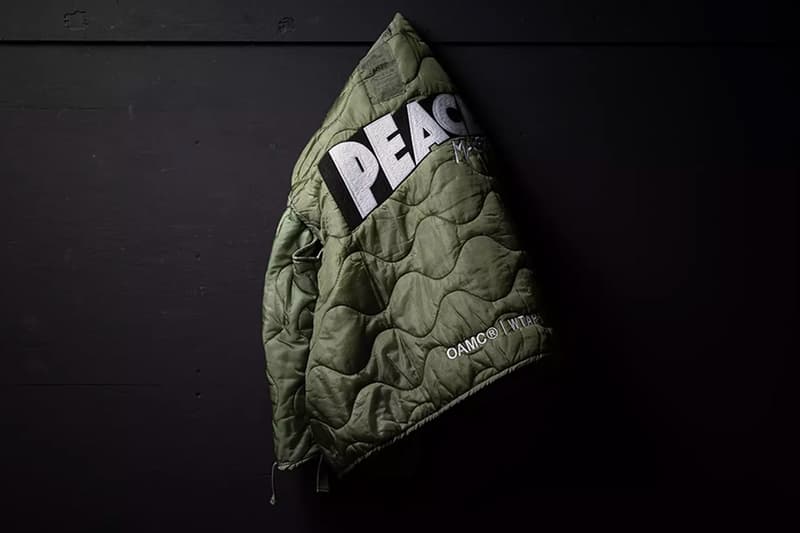 OAMC x WTAPS Peacemaker Quilted Liner Jacket FW22