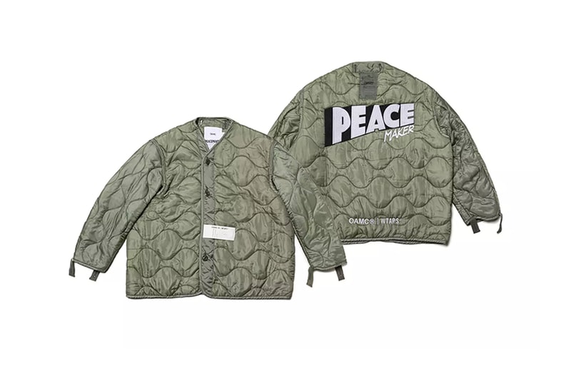 OAMC x WTAPS Peacemaker Quilted Liner Jacket FW22
