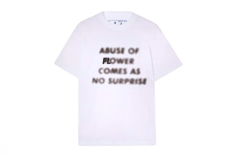 Off-White™ Re-Releases the Virgil Abloh and Jenny Holzer T-Shirt to Benefit Planned Parenthood