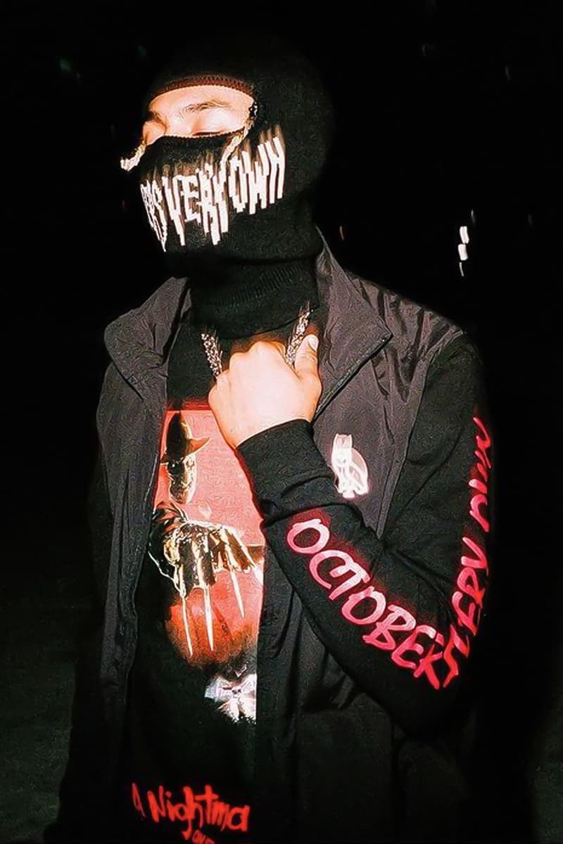 OVO Drake October's Very Own Halloween Gang Collection capsule freddy krueger windbreaker denim a nightmare on elm street polartec release info date price