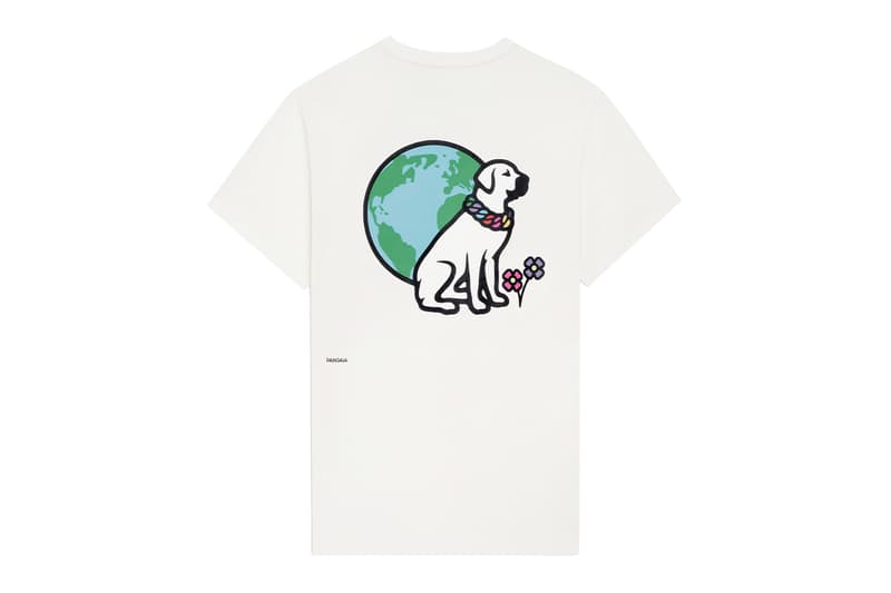 Pangaia Victor Victor worldwide eath positive message NIGO vvw sitting dog face logo flint michigan VVF white blue release info date price