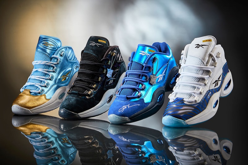 panini reebok question mid low HQ1097 HQ1099 HQ4135 Tiger Prizm Rookie Signature Prizm Black Pulsar Prizm allen iverson trading card release date info store list buying guide photos price 