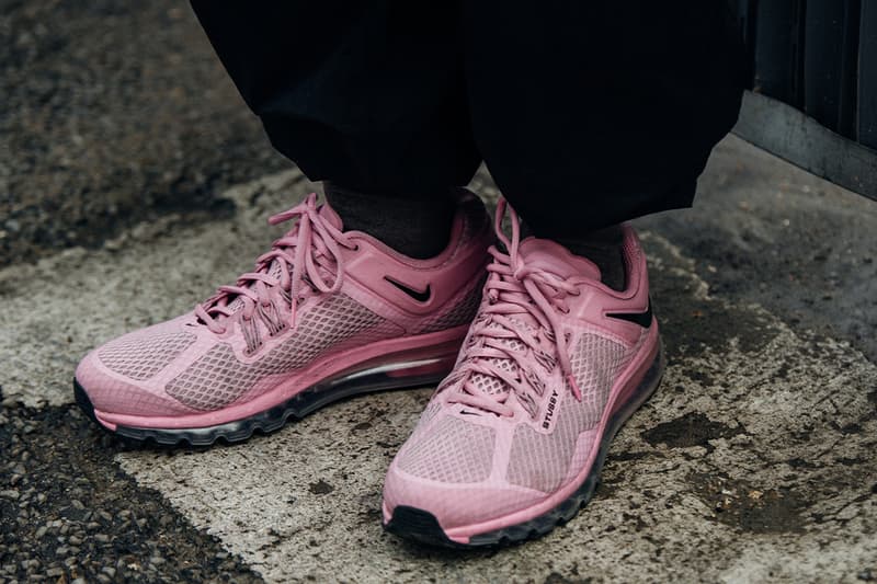 Here Are the Biggest Street Style Footwear Trends at Paris Fashion Week SS23 spring summer 2023 nike stussy nike air max balenciaga defender balmain blade runner mmw givenchy tk-360 