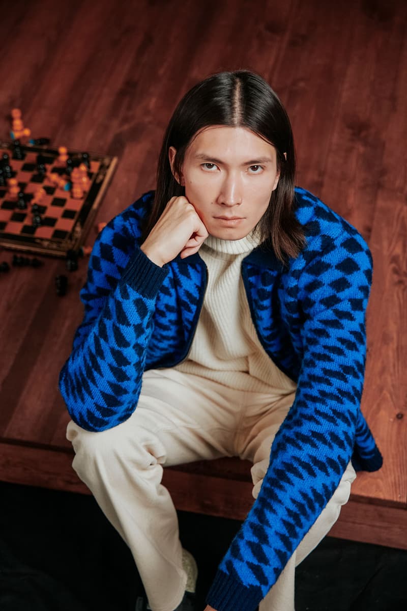 Percival The Chess Club Fall Winter 2022 Contemporary Fashion UK Style London Autumn Winter Knitwear 