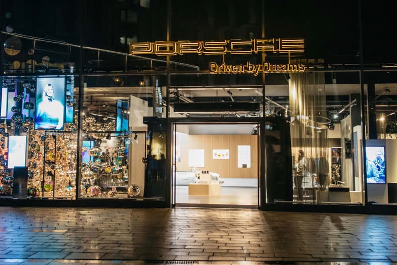 Porsche Brand Store Stuttgart's Opening Dorotheen Quartier cars