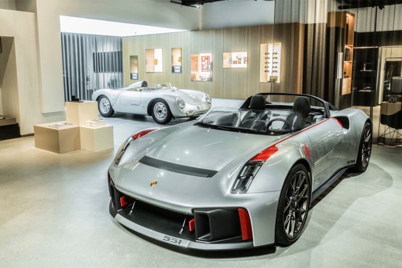 Porsche Brand Store Stuttgart's Opening Dorotheen Quartier cars
