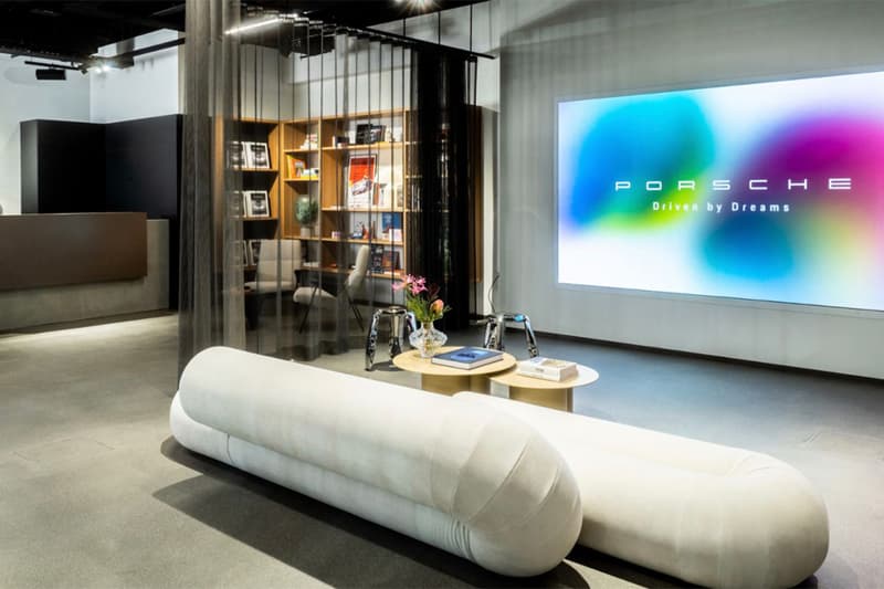 Porsche Brand Store Stuttgart's Opening Dorotheen Quartier cars