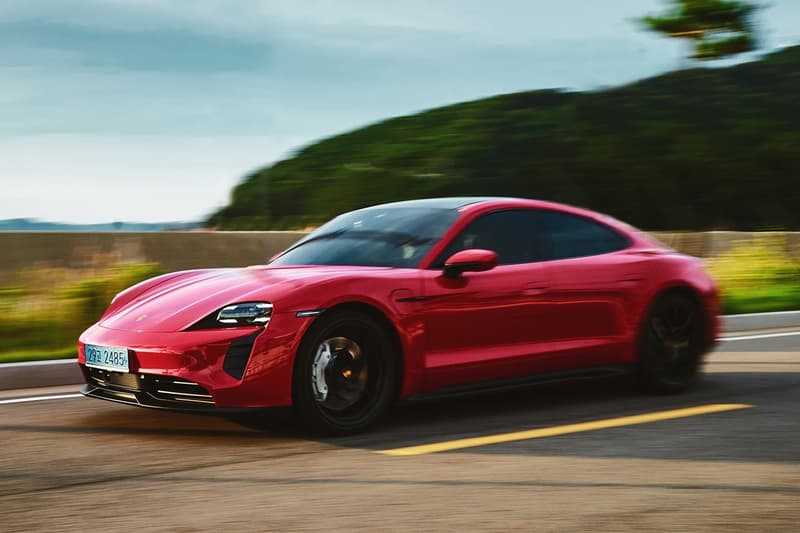 Porsche Taycan GTS Electric Cars Open Road Hypebeast Korea Review Driven EV