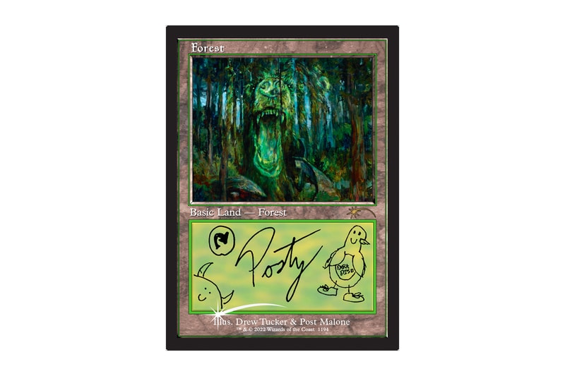 Post Malone Magic: The Gathering Secret Lair Release Info Backstage The Lands Wizards of the Coast Date Buy Price 