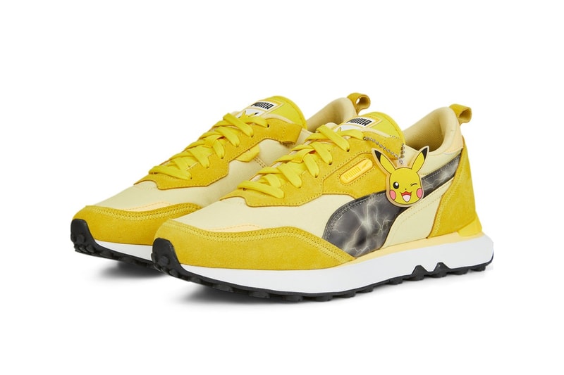 pokemon puma 25 years footwear sneaker collection bulbasaur rider fv charmander slipstream lo squirtle puma suede pikachu rider fv rs x pokedex release info date price