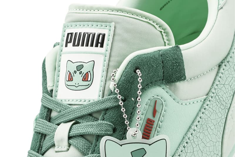 pokemon puma 25 years footwear sneaker collection bulbasaur rider fv charmander slipstream lo squirtle puma suede pikachu rider fv rs x pokedex release info date price