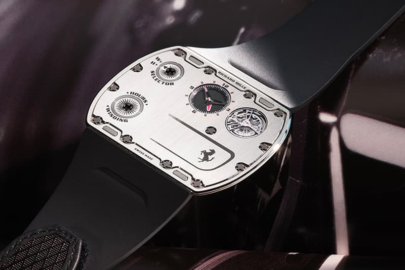 richard mille rm up-01 ferrari watchmaking ultra-thin record engineering titanium racing machine futuristic