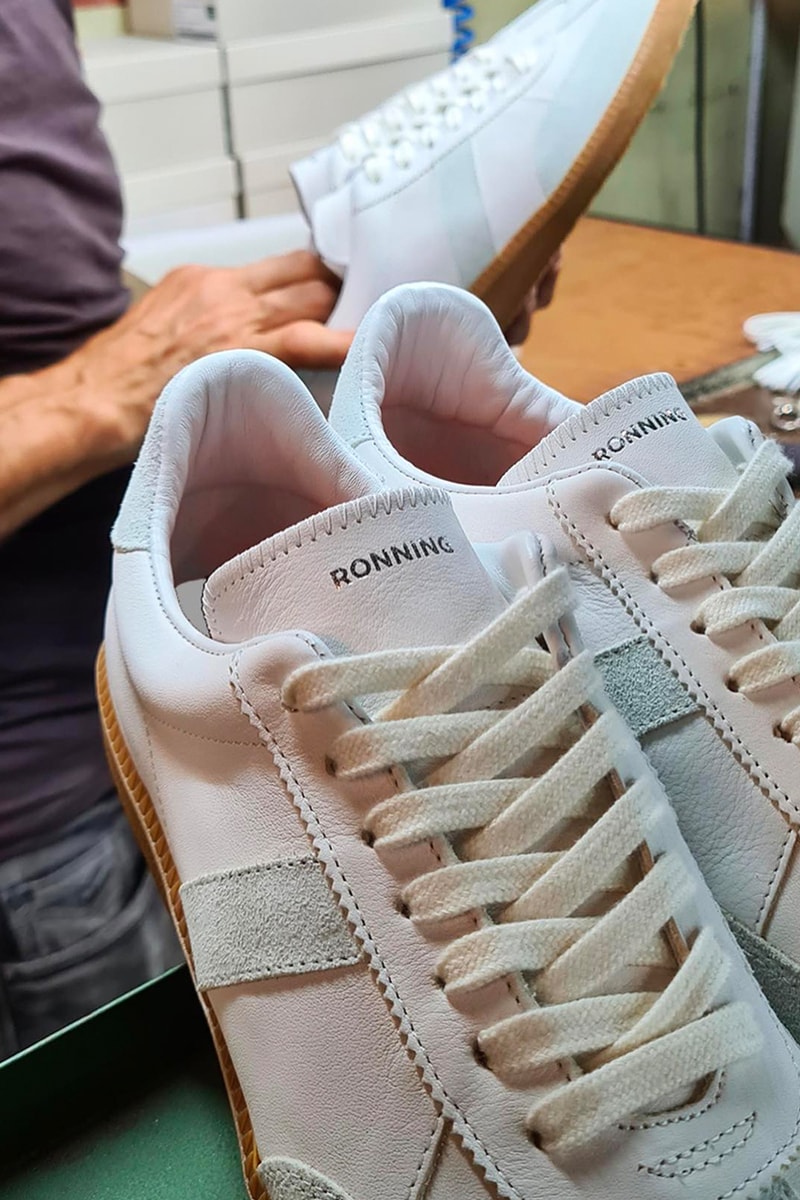 Ronning TYPE 0-3 EVERYDAY SNEAKER Release Information UK Brand Maison Margiela Replica GAT Trainer White Gum Emerging Label