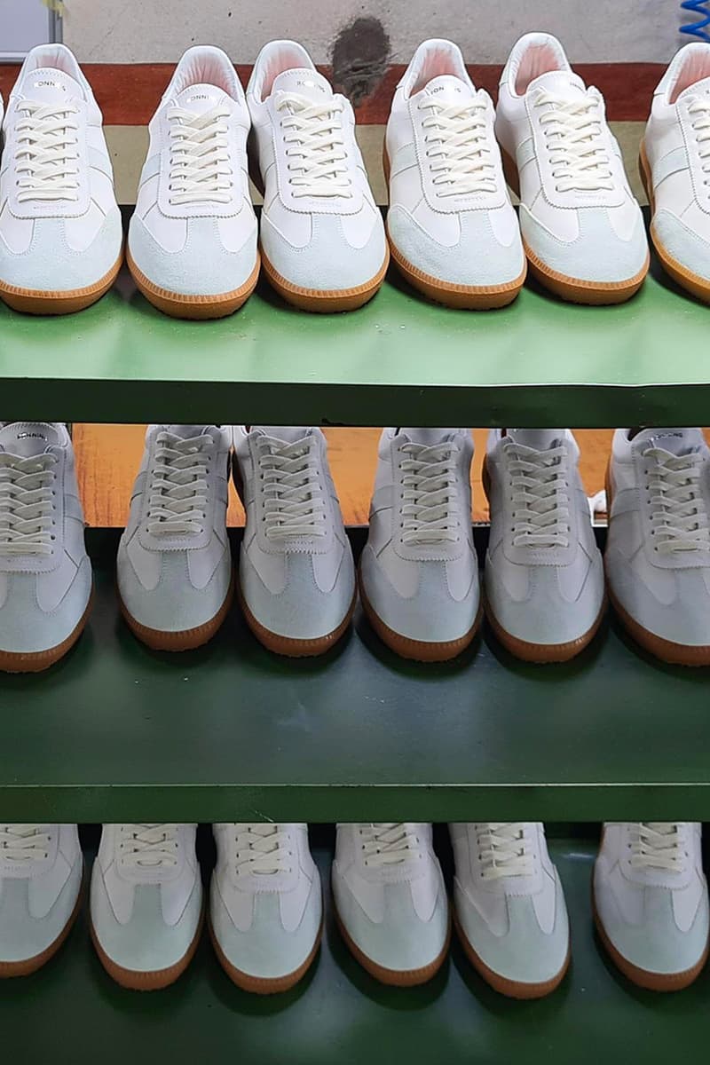 Ronning TYPE 0-3 EVERYDAY SNEAKER Release Information UK Brand Maison Margiela Replica GAT Trainer White Gum Emerging Label