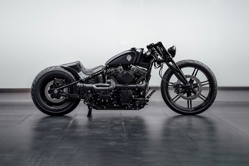 Rough Crafts Harley Davidson Asphalt Glider black msucle winston yeh 2022 custom stealth bullet 