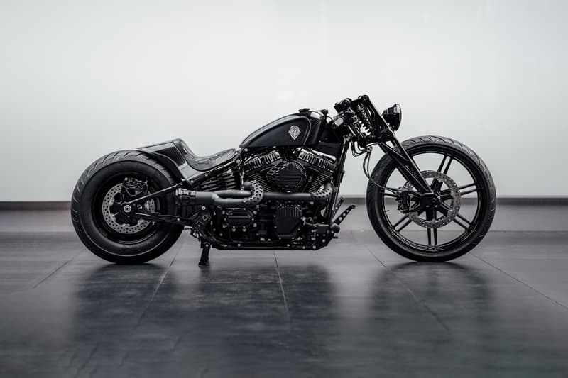 Rough Crafts Harley Davidson Asphalt Glider black msucle winston yeh 2022 custom stealth bullet