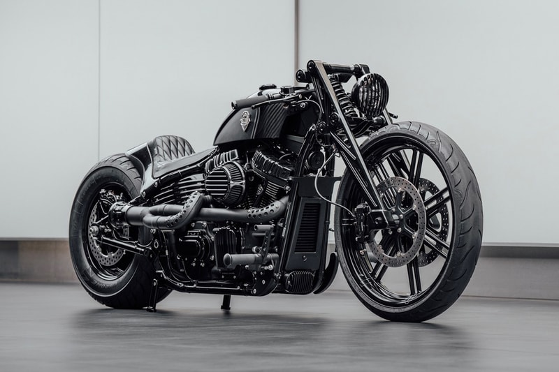 Rough Crafts Harley Davidson Asphalt Glider black msucle winston yeh 2022 custom stealth bullet 
