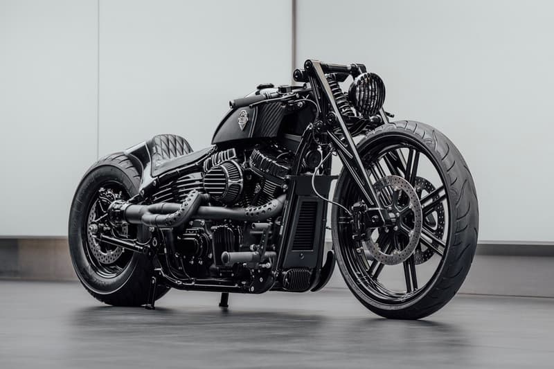 Rough Crafts Harley Davidson Asphalt Glider black msucle winston yeh 2022 custom stealth bullet
