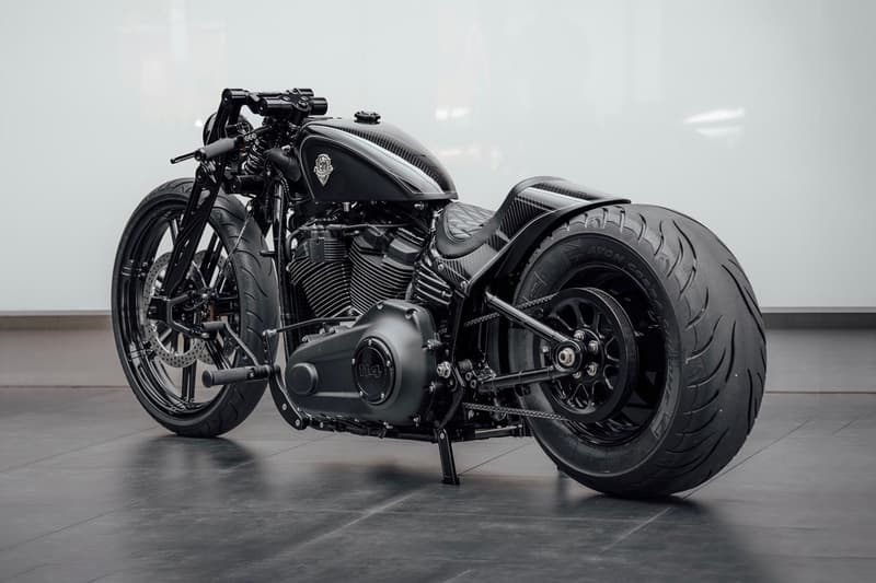 Rough Crafts Harley Davidson Asphalt Glider black msucle winston yeh 2022 custom stealth bullet