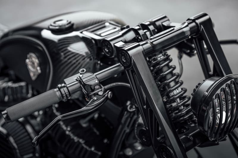 Rough Crafts Harley Davidson Asphalt Glider black msucle winston yeh 2022 custom stealth bullet 