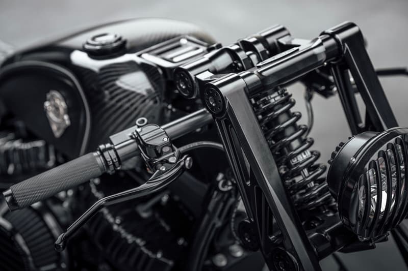 Rough Crafts Harley Davidson Asphalt Glider black msucle winston yeh 2022 custom stealth bullet