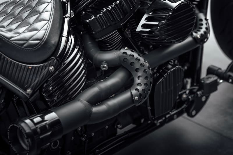 Rough Crafts Harley Davidson Asphalt Glider black msucle winston yeh 2022 custom stealth bullet