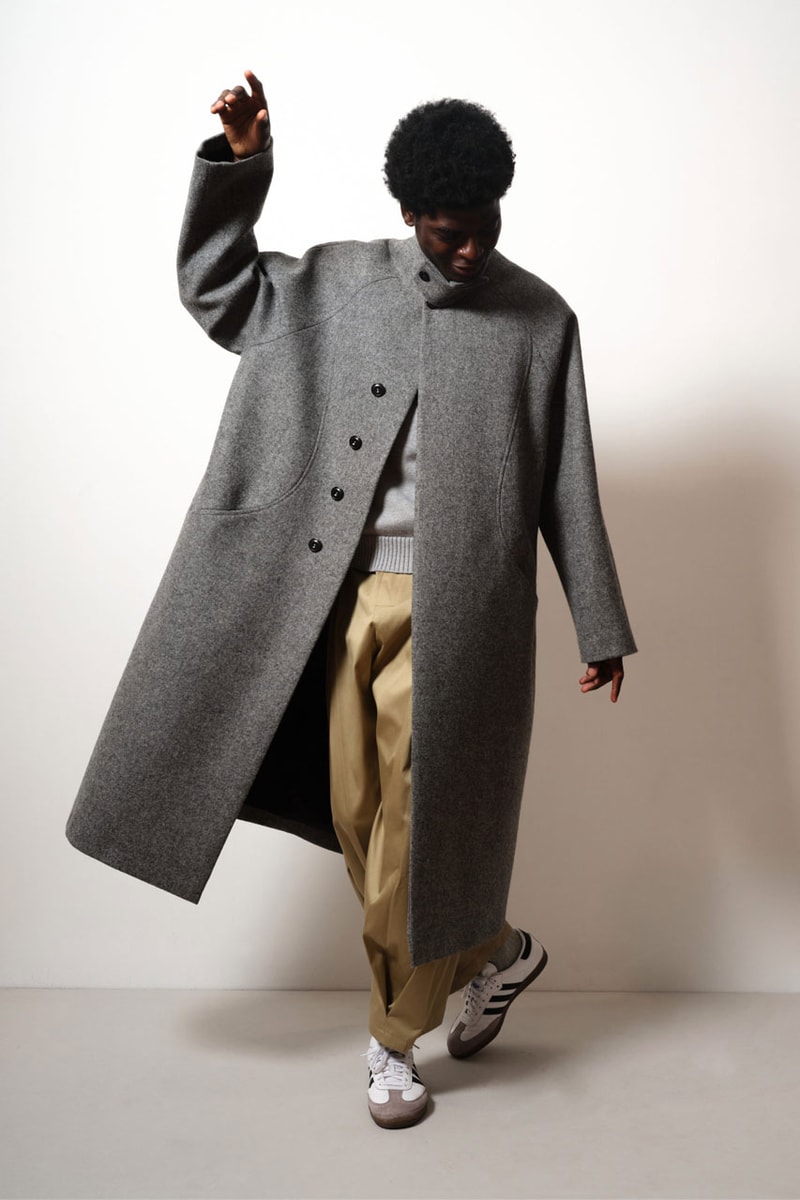 Sage Nation Fall Winter 2022 UK Fashion Contemporary Style Shirts Trousers Knitwear Jumpers Trench Coats