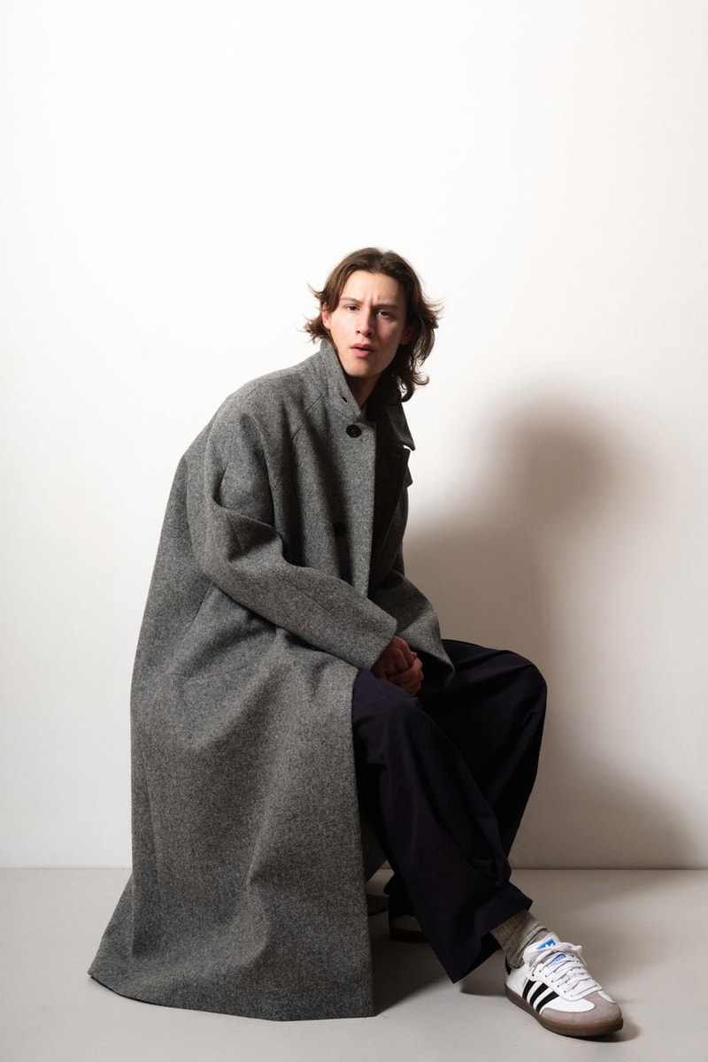 Sage Nation Fall Winter 2022 UK Fashion Contemporary Style Shirts Trousers Knitwear Jumpers Trench Coats