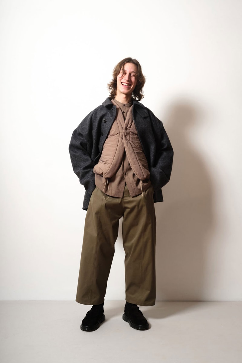 Sage Nation Fall Winter 2022 UK Fashion Contemporary Style Shirts Trousers Knitwear Jumpers Trench Coats