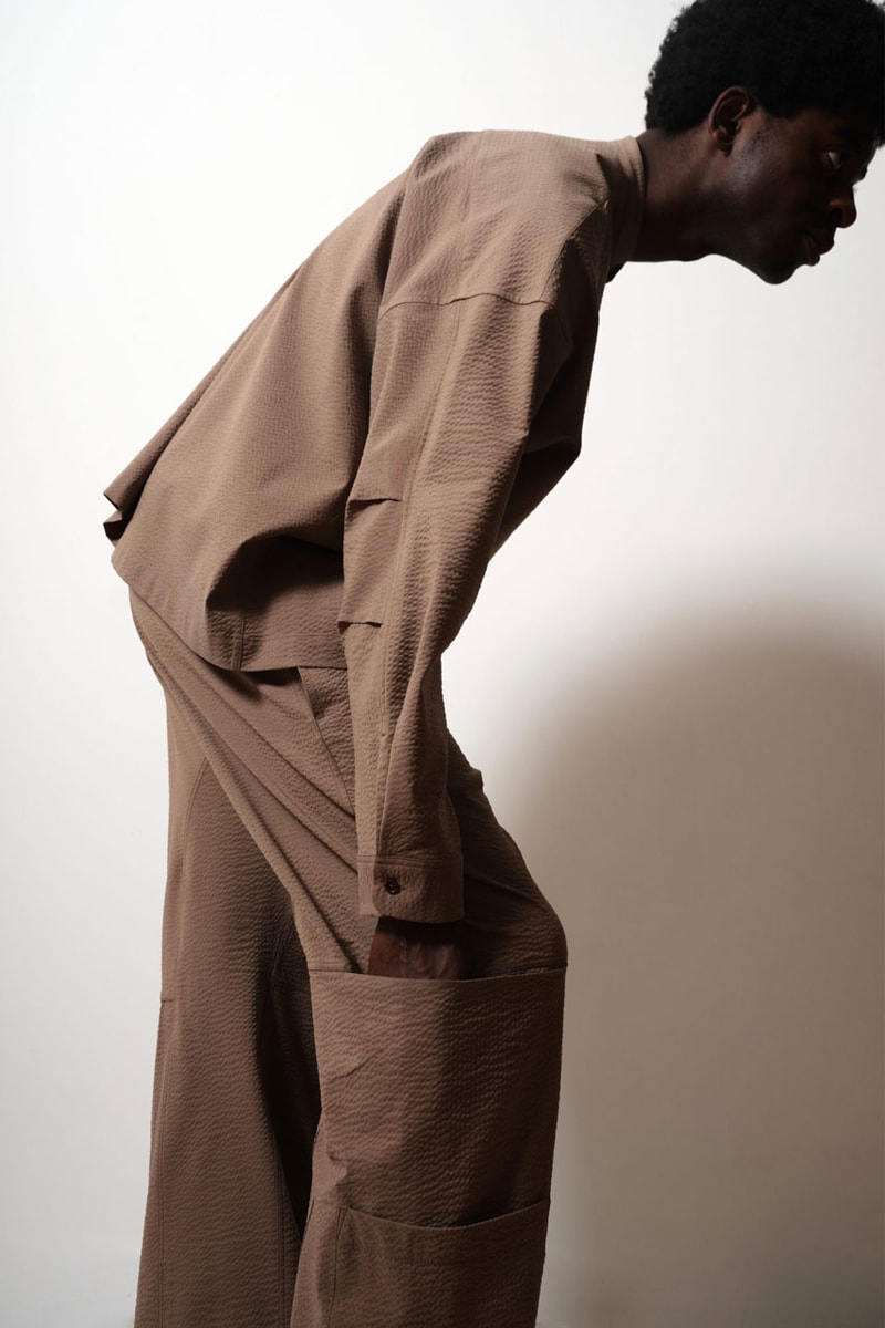 Sage Nation Fall Winter 2022 UK Fashion Contemporary Style Shirts Trousers Knitwear Jumpers Trench Coats