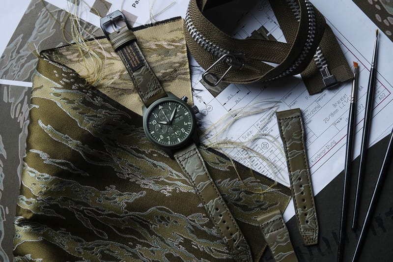 Singapore Streetware Designer Mr Sabotage Crafts Cammo Straps For IWC