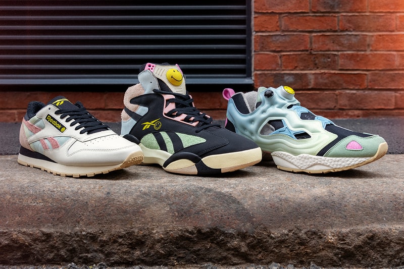 smiley reebok shaq attaq club c instapump fury classic leather release date info store list buying guide photos price 