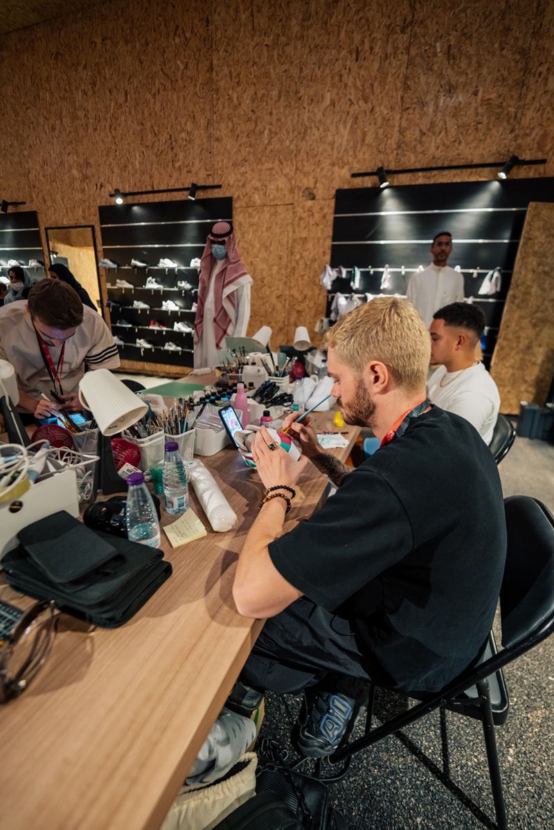 sneakme sneaker festival saudi arabia riyadh puma new balance diesel lacoste les benjamins outofthebox kickstq museum