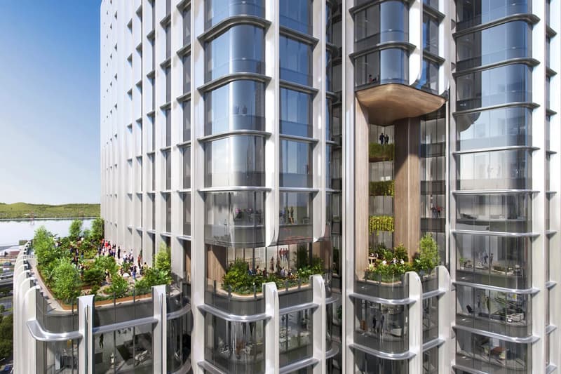 SOM Supertall Shenton Skyscraper Singapore tallest bamboo forest 63 storey plant 305 meter offices residence retail terracotta stone first look info