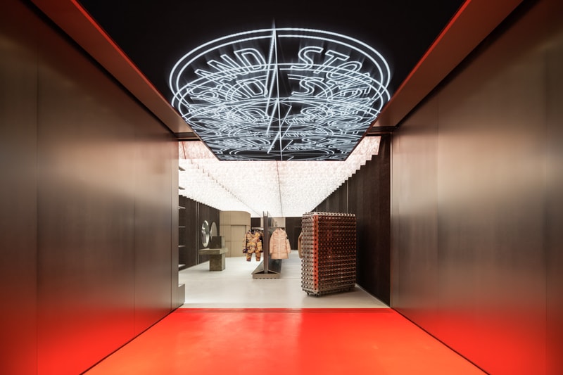 Stone Island OMA AMO chicago store 28 east oak street retail 40th anniversary altar opening info