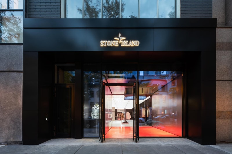 Stone Island OMA AMO chicago store 28 east oak street retail 40th anniversary altar opening info