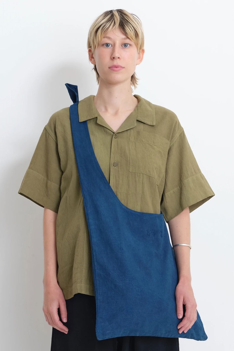 STORY mfg. ROOTS Gentlefullness London Sustainable Fashion Cotton-Linen Bowling Shirt Trousers Dyed UK Britain Contemporary Fashion