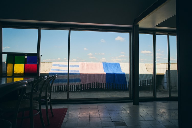 Tekla Draws From the Palettes of Le Corbusier's Architecture for Luxe Mohair Blanket Capsule