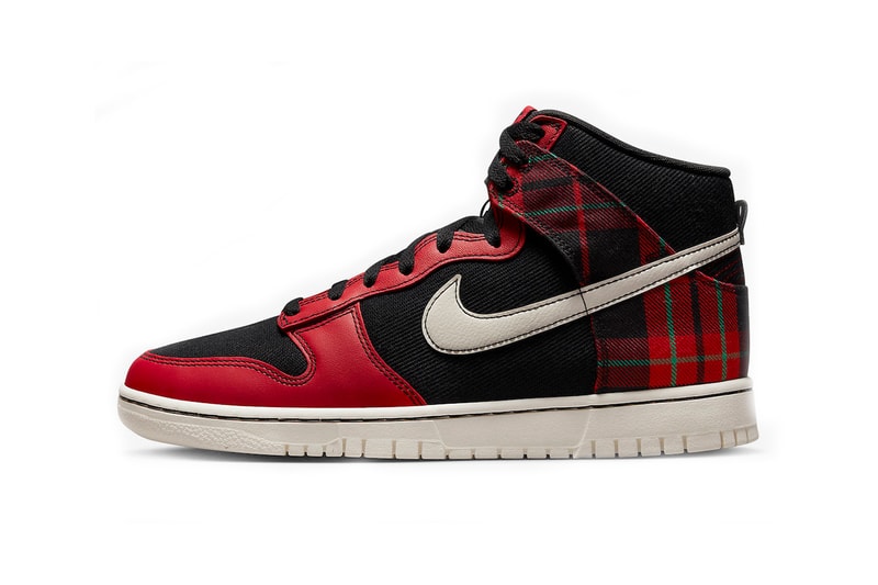 Nike Dunk High "Plaid" Release Info DV0826-001 swoosh hype sneakers