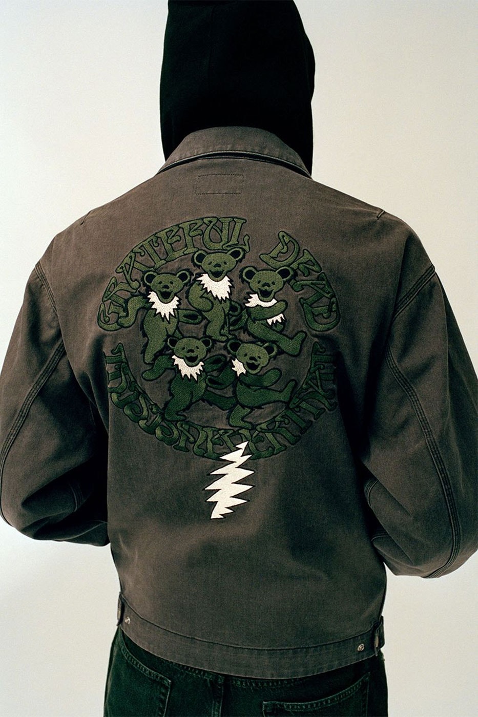 thisisneverthat grateful dead collab collection psychedelic rock band san francisco bay jam band 13 point lightning steal your face hoodie rug jacket release info date price