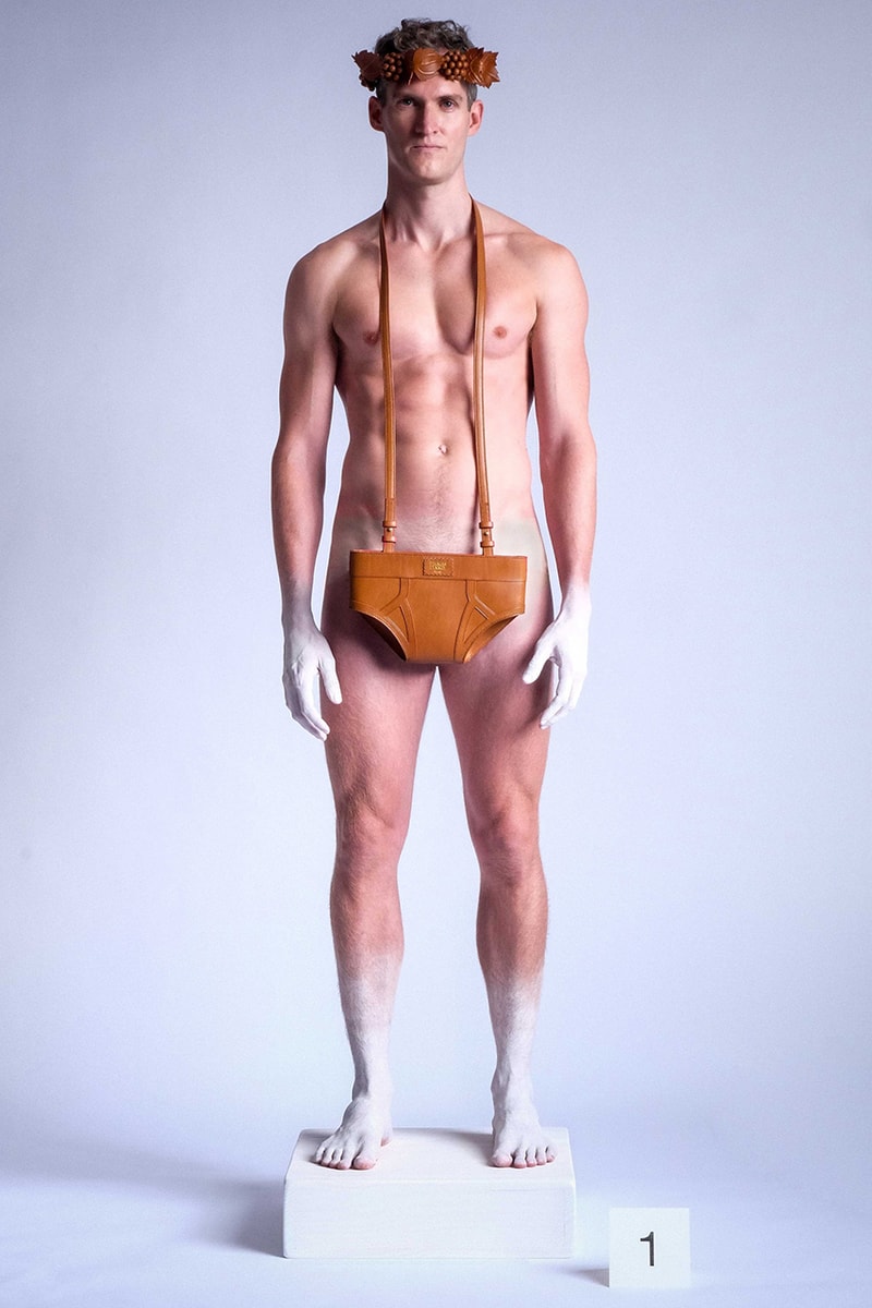Thomas Finney Studio Brief Bag Brown Leather Large Mini Card Holder Case Hand Made USA Underwear Trends Thom Browne Alumni Drop