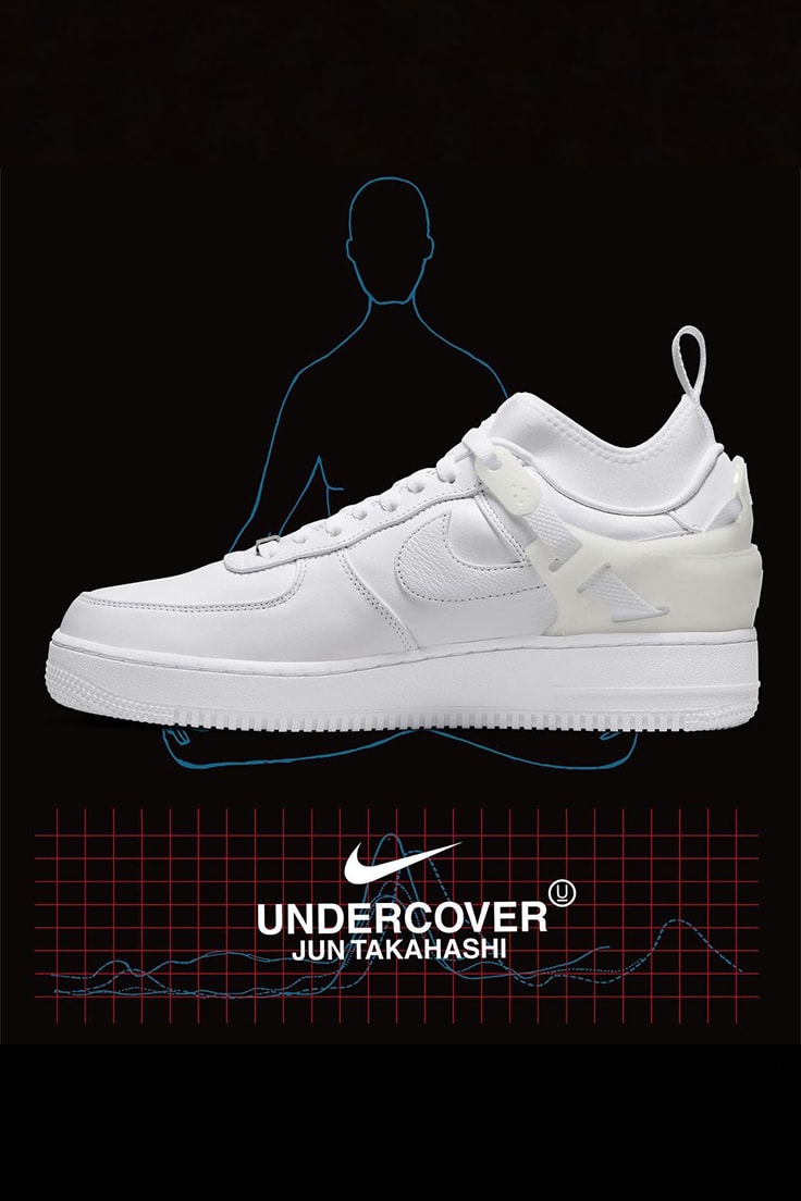 UNDERCOVER x Nike Air Force 1 Release Info date hybrid sneakers Air Revaderchi hype