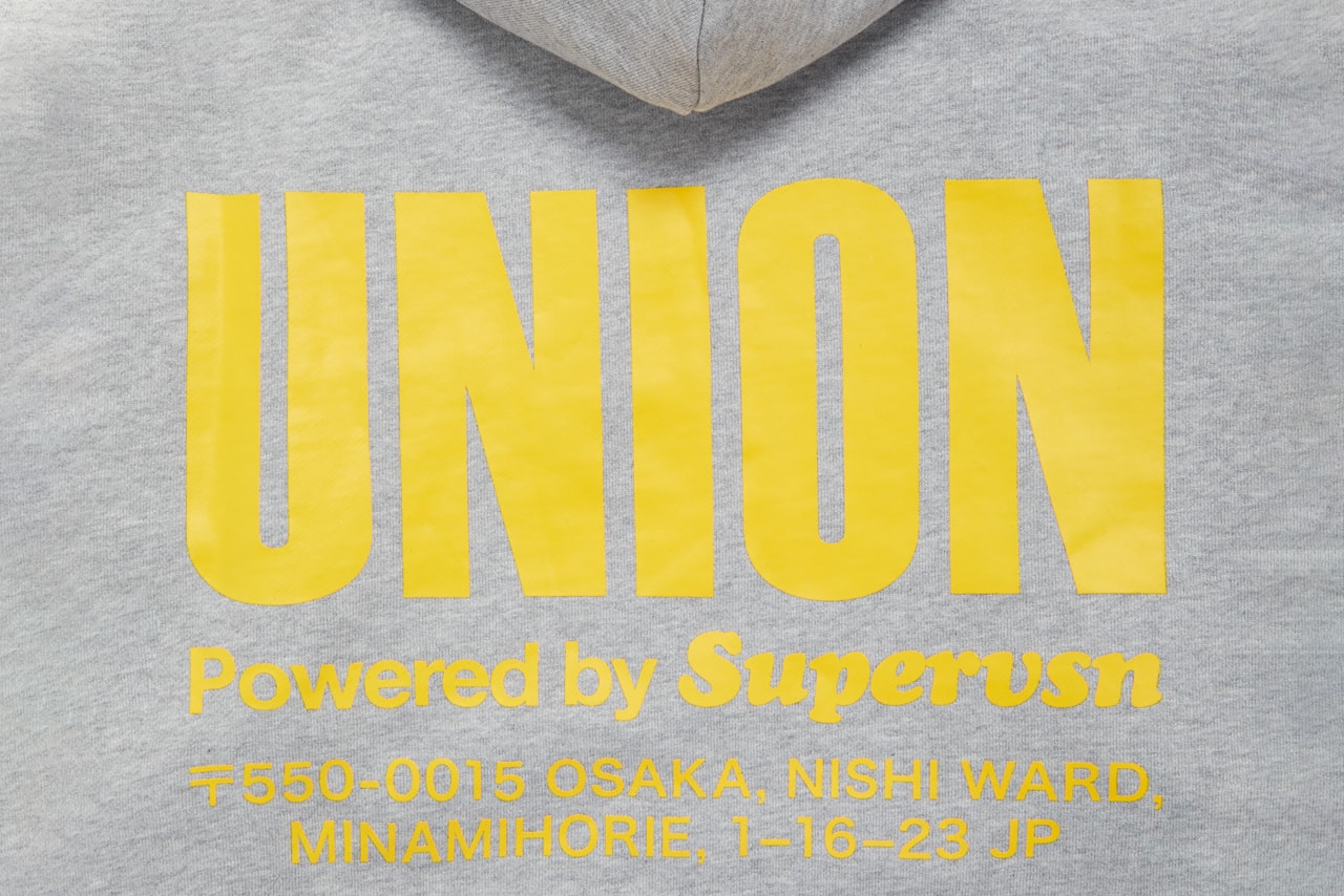 Union Osaka and SUPERVSN Launch New Capsule Collab