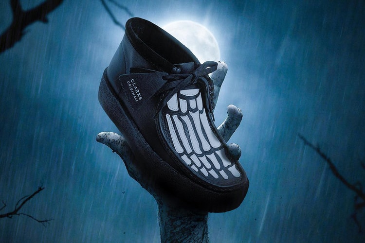 Vandy The Pink Readies Official Clarks Skeleton Wallabee Collaboration