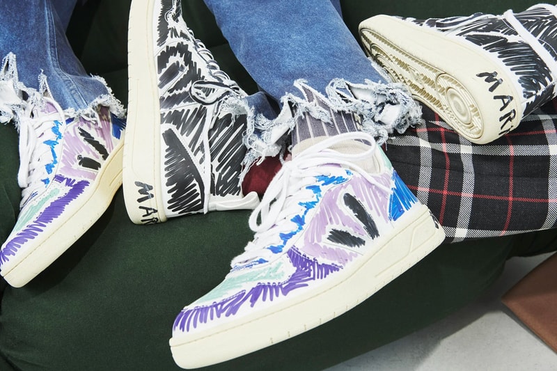 Veja Marni doodle heavy v 10 15 luxury fashion white off white 165 320 usd release info date price