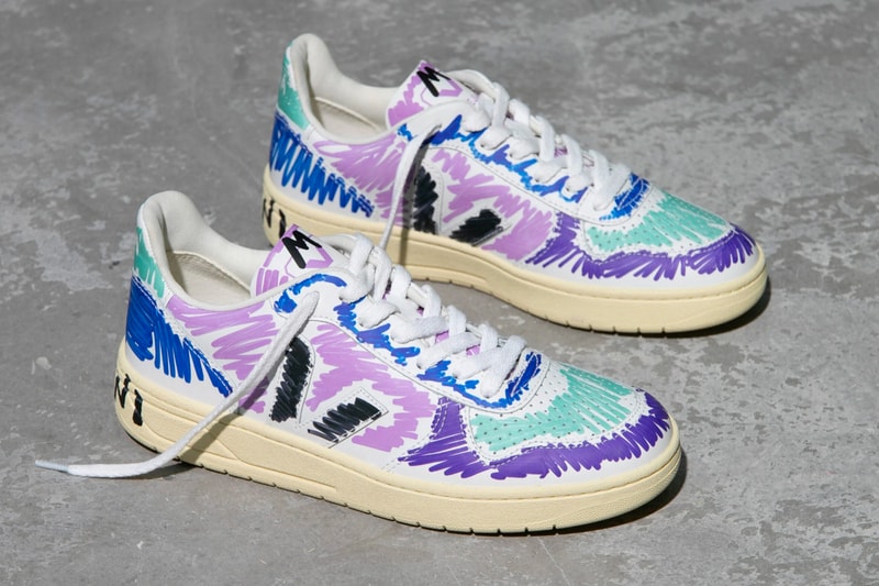 Veja Marni doodle heavy v 10 15 luxury fashion white off white 165 320 usd release info date price